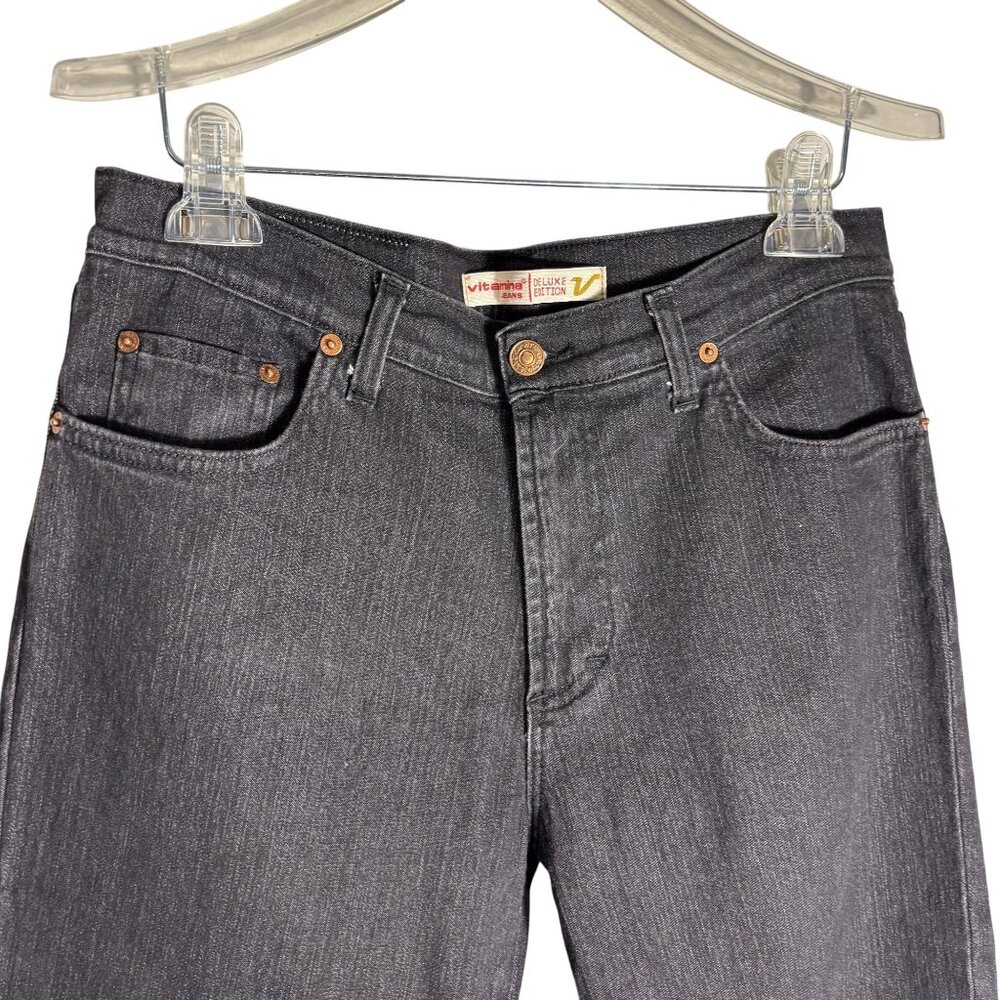 Vitamina Deluxe Edition Denim Jeans Straight-Leg Size 40 US 16 - Picture 2 of 11